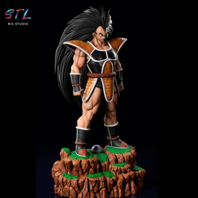 figura raditz stl impresion 3d dragon ball