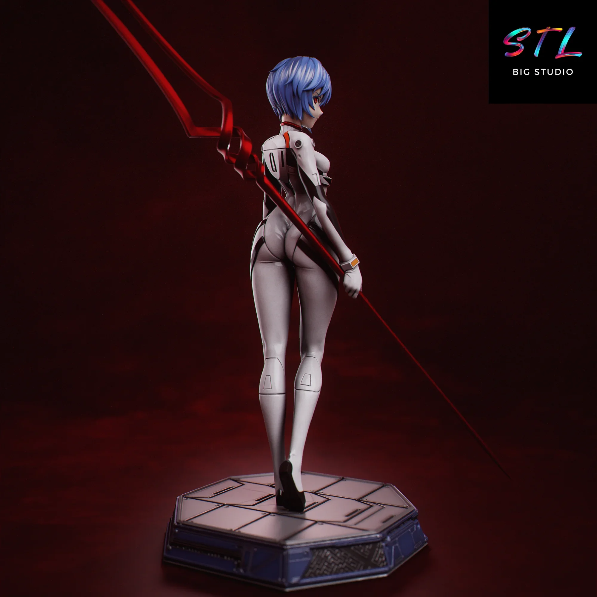 figura rei ayanami stl evangelion impresion 3d figura rei ayanami stl evangelion impresion 3d