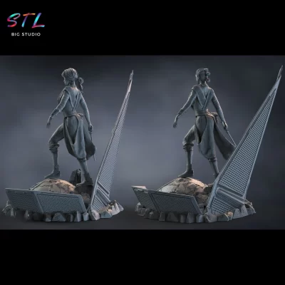figura rey stl star wars impresion 3d