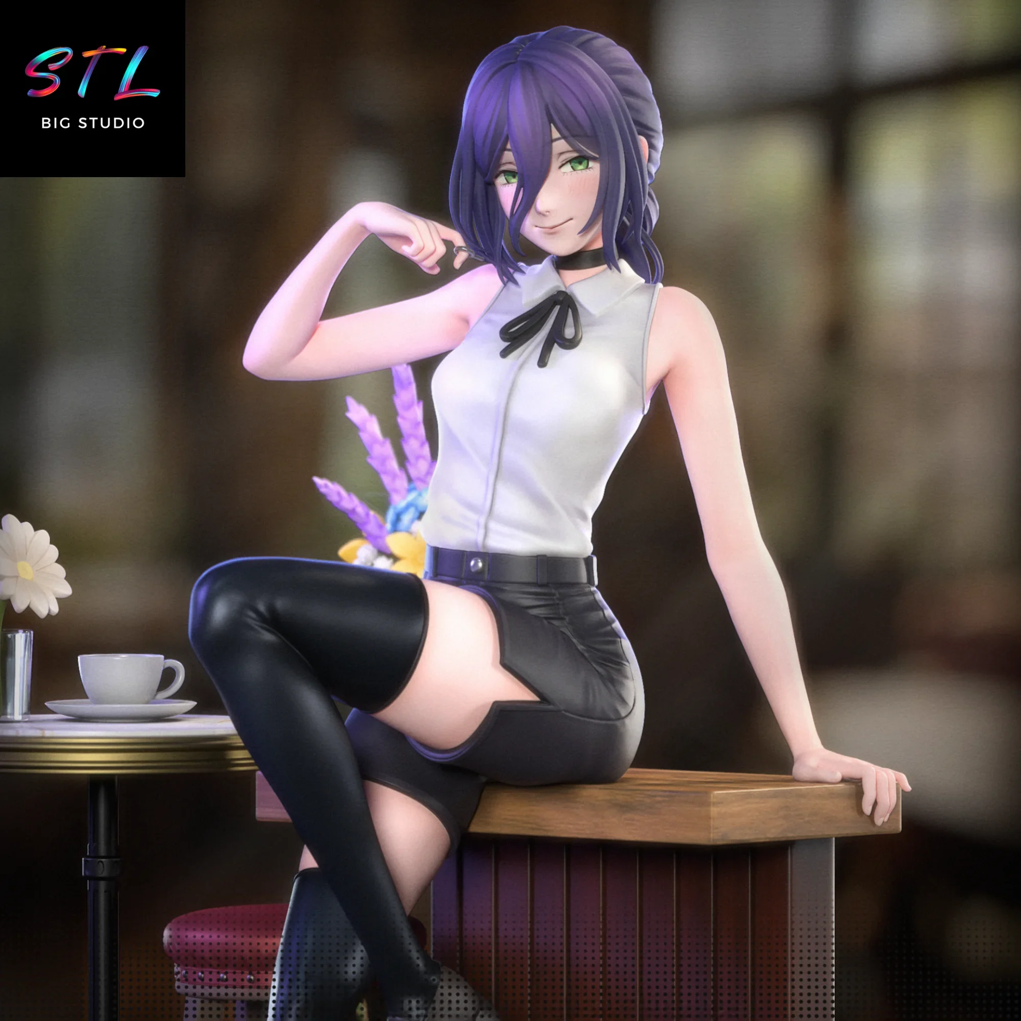 figura reze stl chainsaw man para impresion 3d figura reze stl chainsaw man para impresion 3d