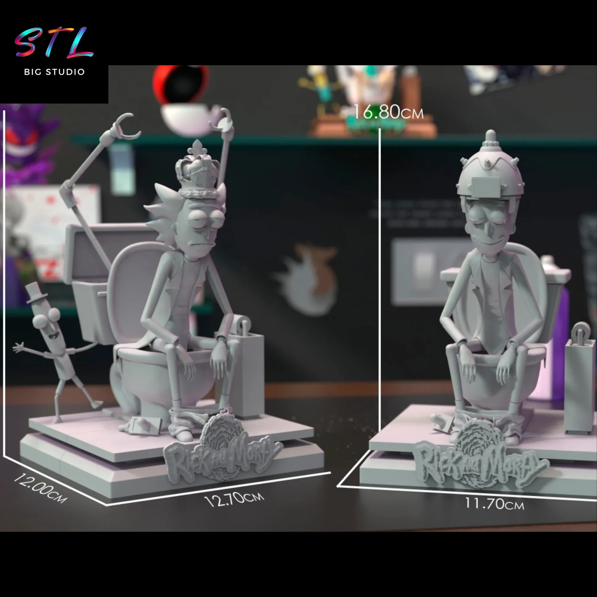 figura rick sanchez stl impresion 3d king of shit figura rick sanchez stl impresion 3d king of shit