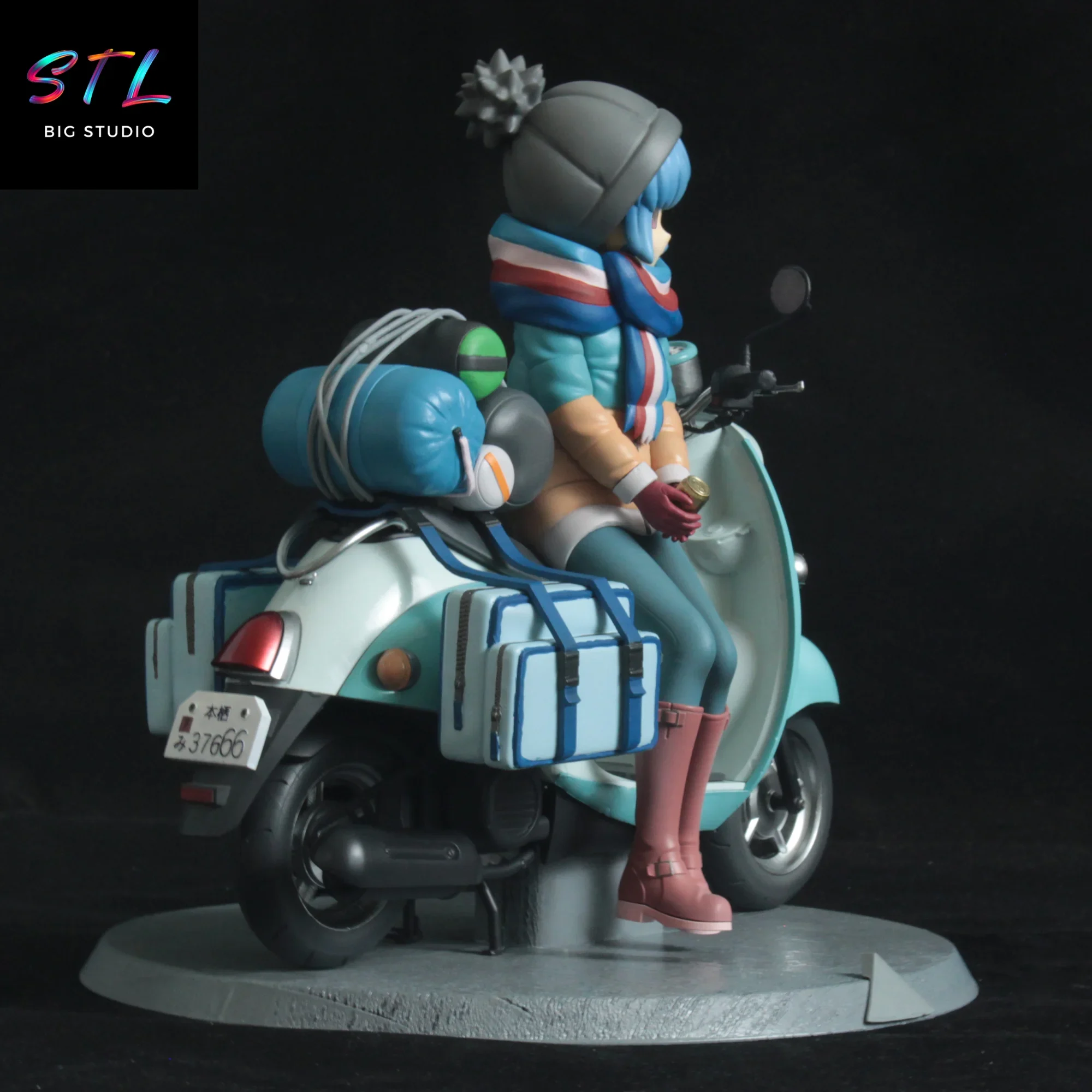 figura rin shima stl yuru camp impresion 3d figura rin shima stl yuru camp impresion 3d