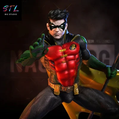figura robin stl dc comics impresion 3d