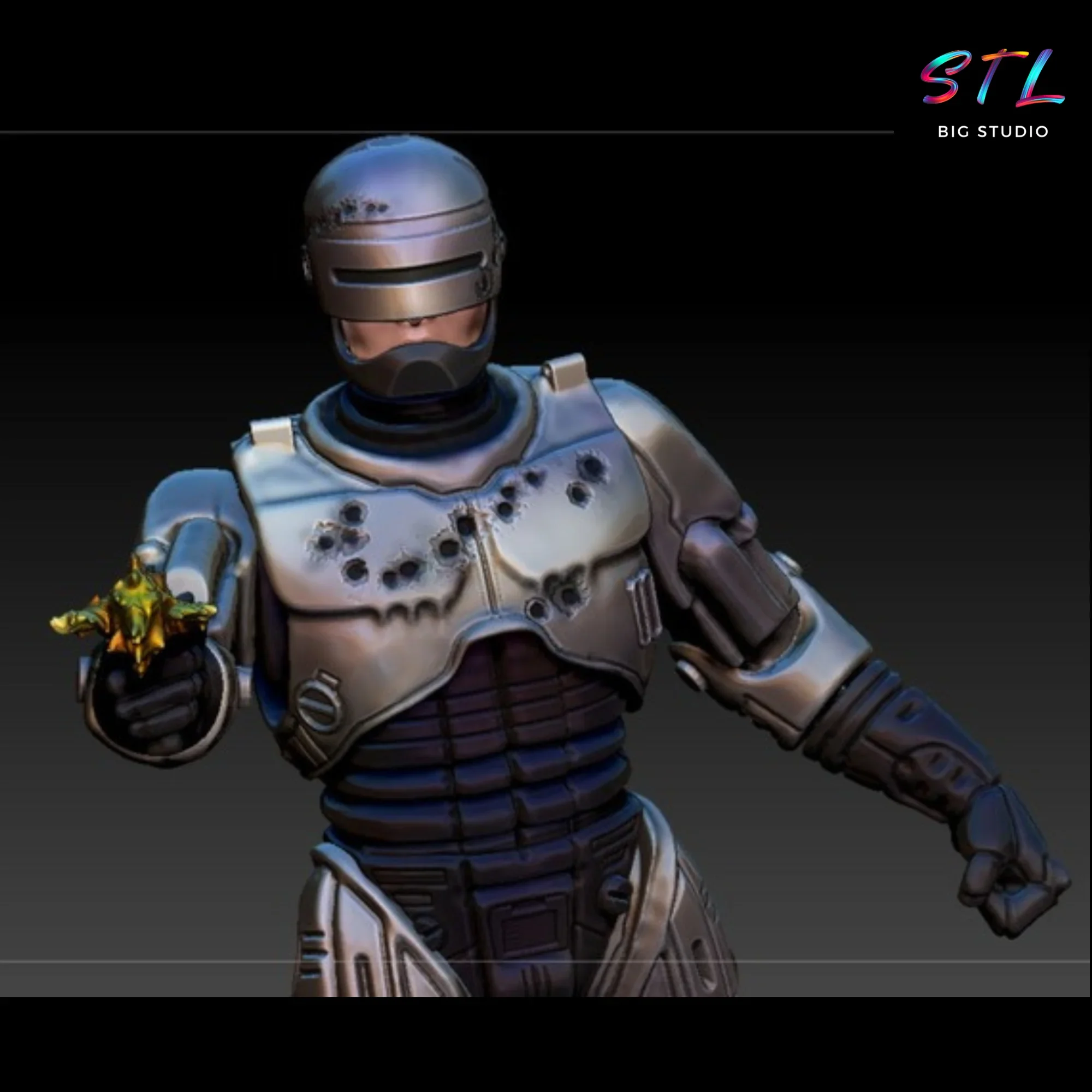 figura robocop stl para imprimir en 3d figura robocop stl para imprimir en 3d