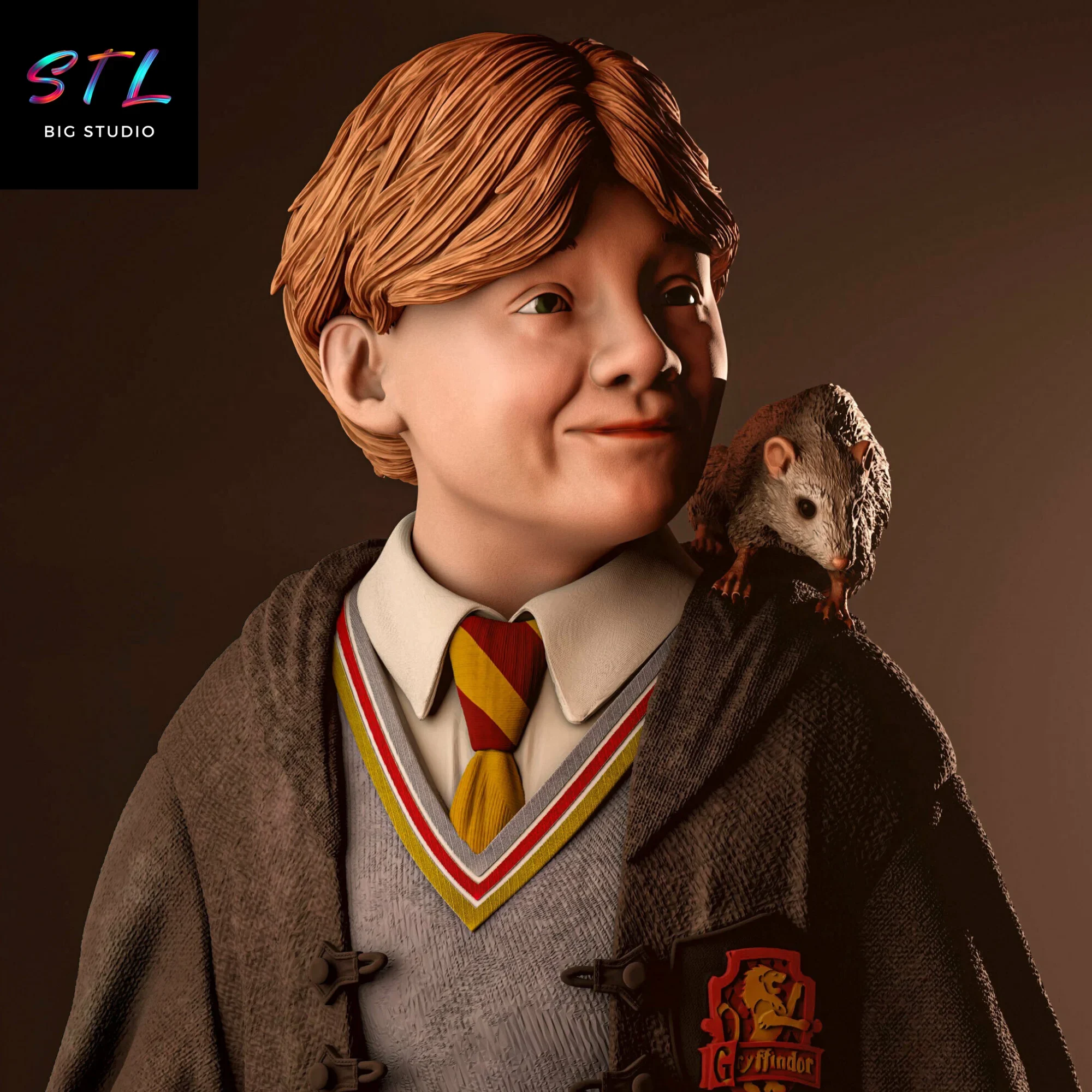 figura ron weasley stl impresion 3d harry potter figura ron weasley stl impresion 3d harry potter