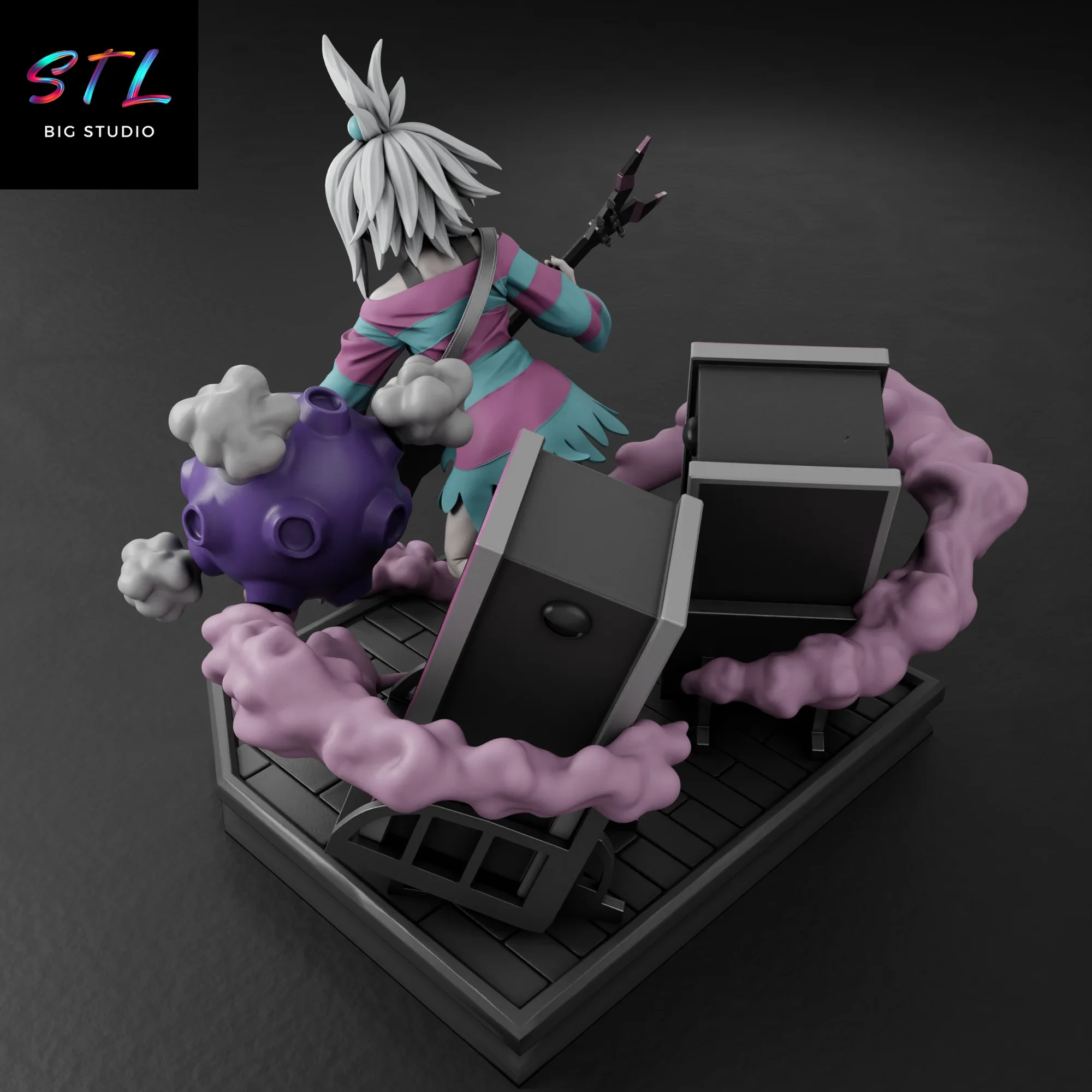 figura roxie pokemon stl impresion 3d figura roxie pokemon stl impresion 3d