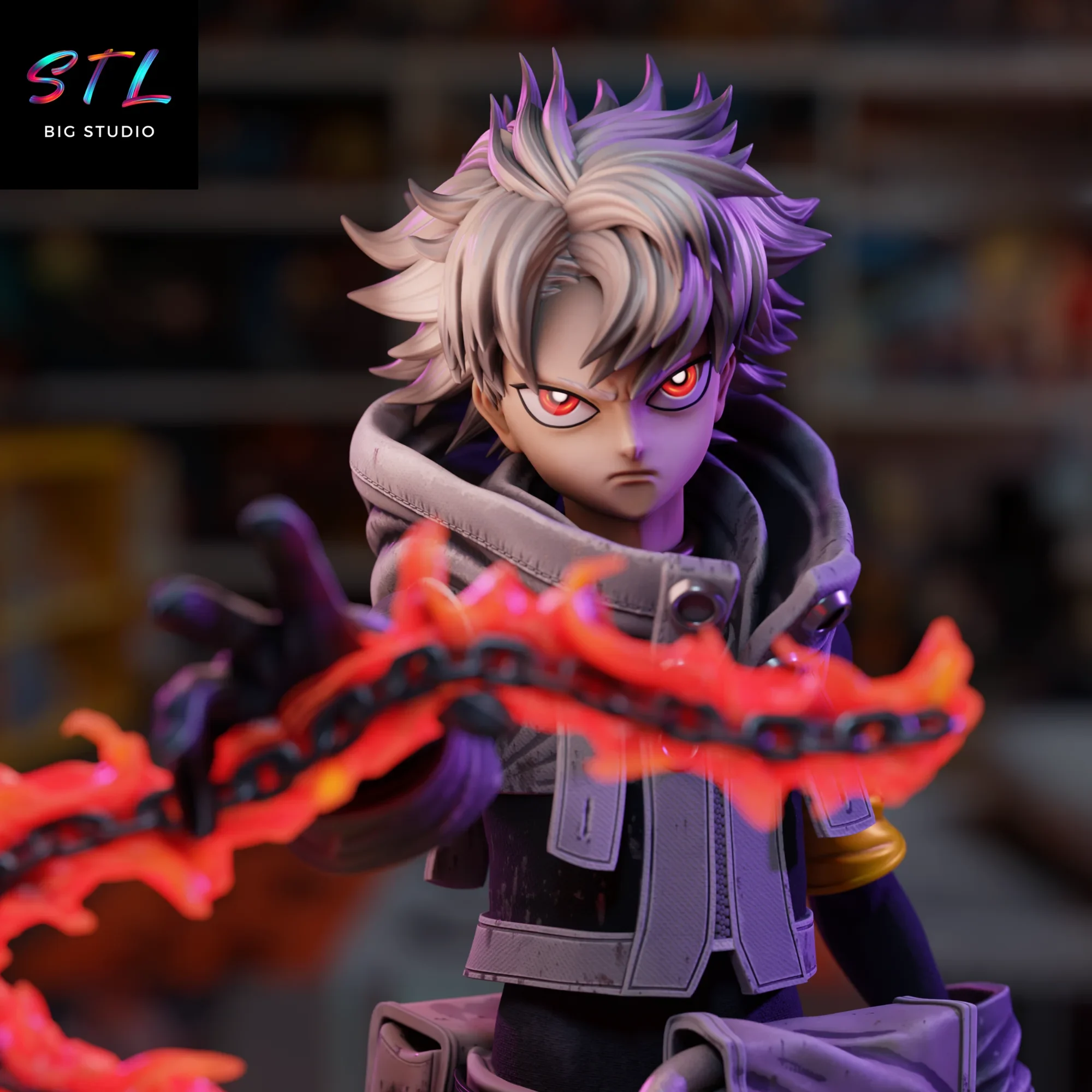 figura rudo stl gachiakuta impresion 3d figura rudo stl gachiakuta impresion 3d