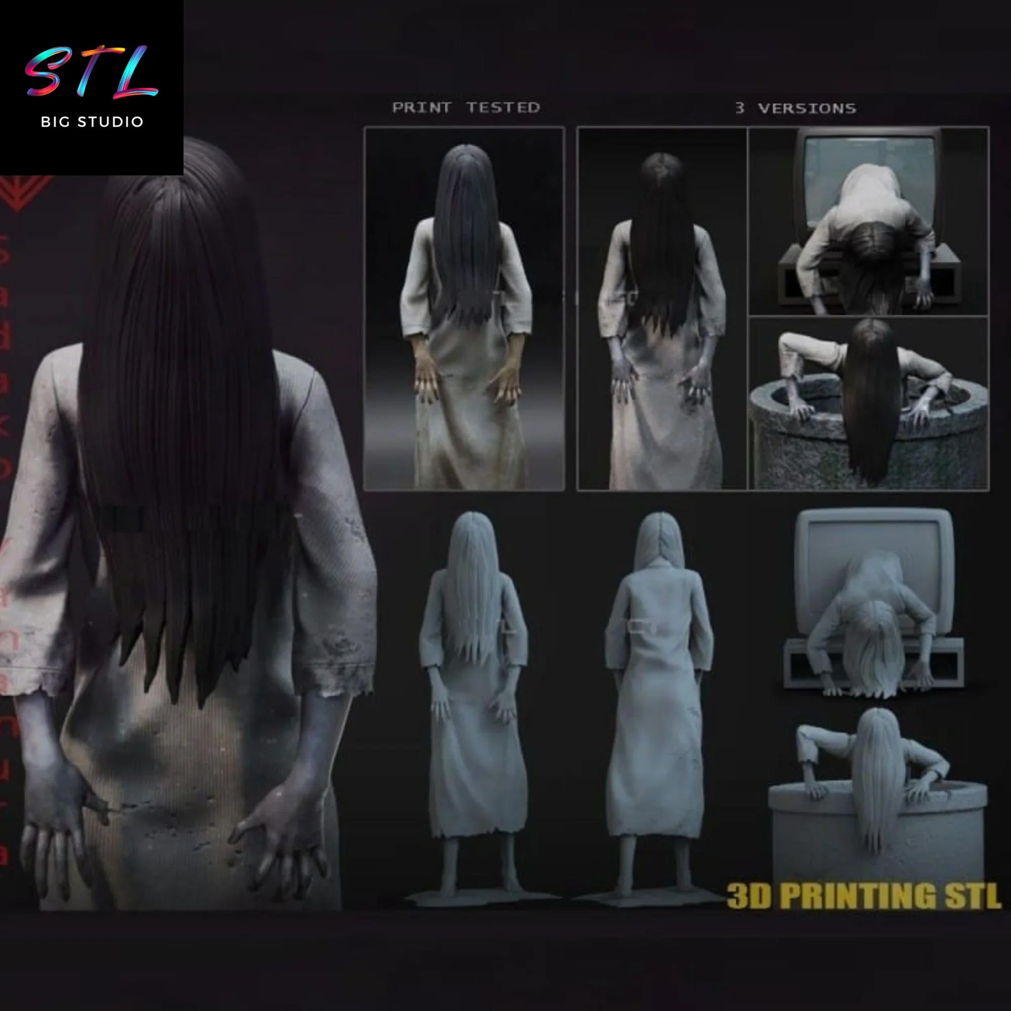 figura samara stl the ring impresion 3d figura samara stl the ring impresion 3d