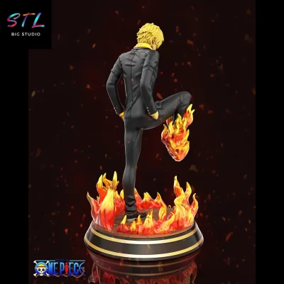 figura sanji stl one piece 3d print