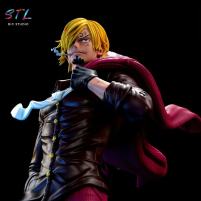 figura sanji stl one piece para impresion 3d