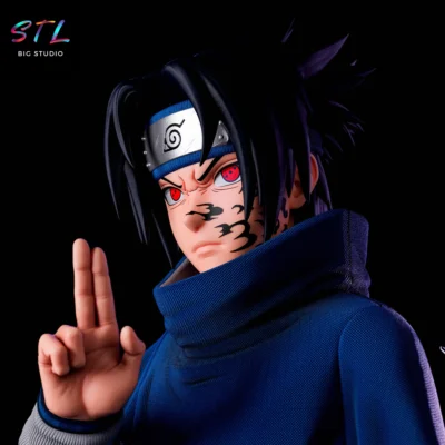 figura sasuke marca maldita stl naruto impresion 3d
