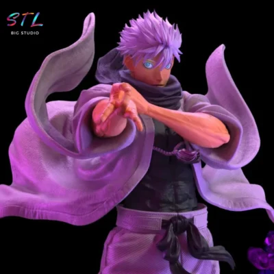 figura satoru gojo stl jujutsu kaisen para impresion 3d