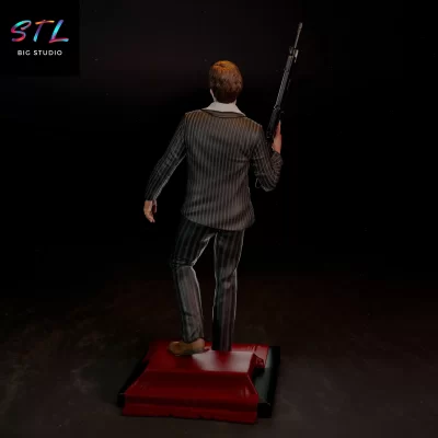 figura scarface stl tony montana impresion 3d