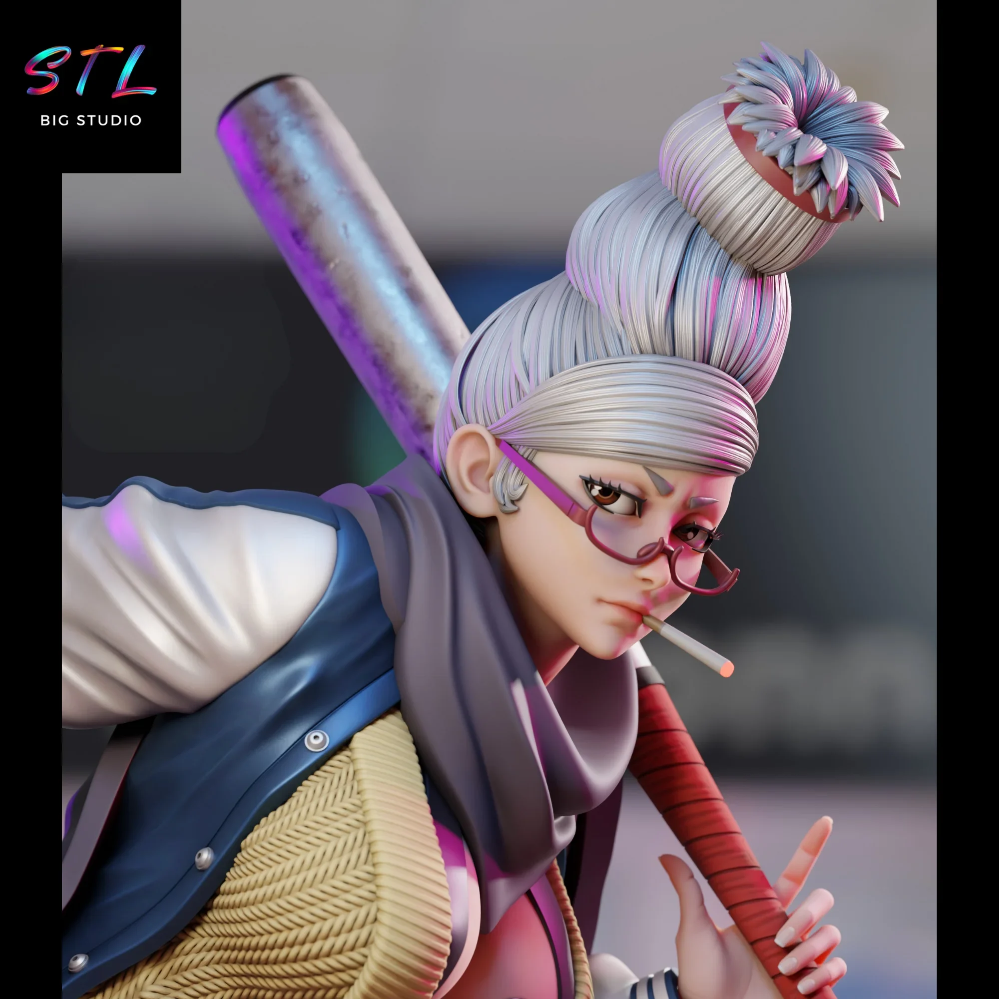 figura seiko ayase stl impresion 3d dandadan figura seiko ayase stl impresion 3d dandadan