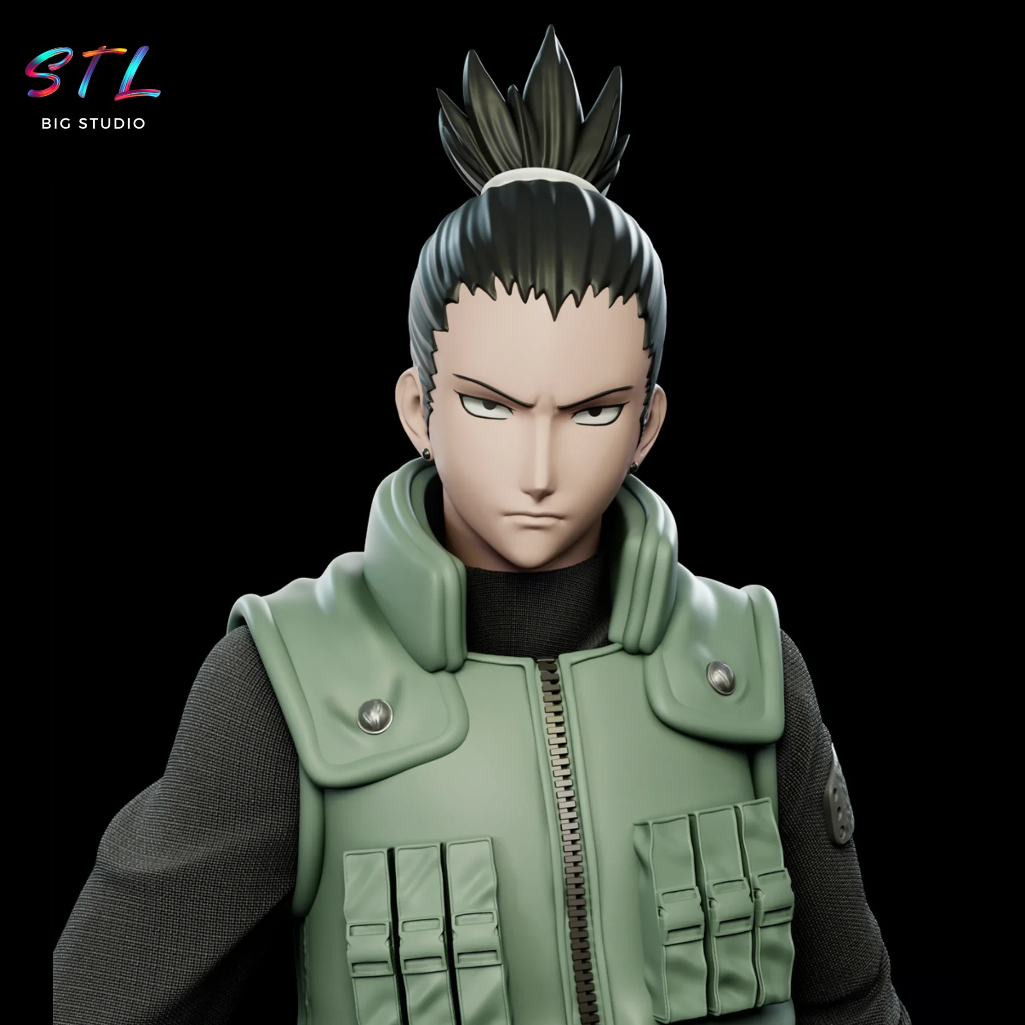 figura shikamaru stl naruto para impresion 3d figura shikamaru stl naruto para impresion 3d