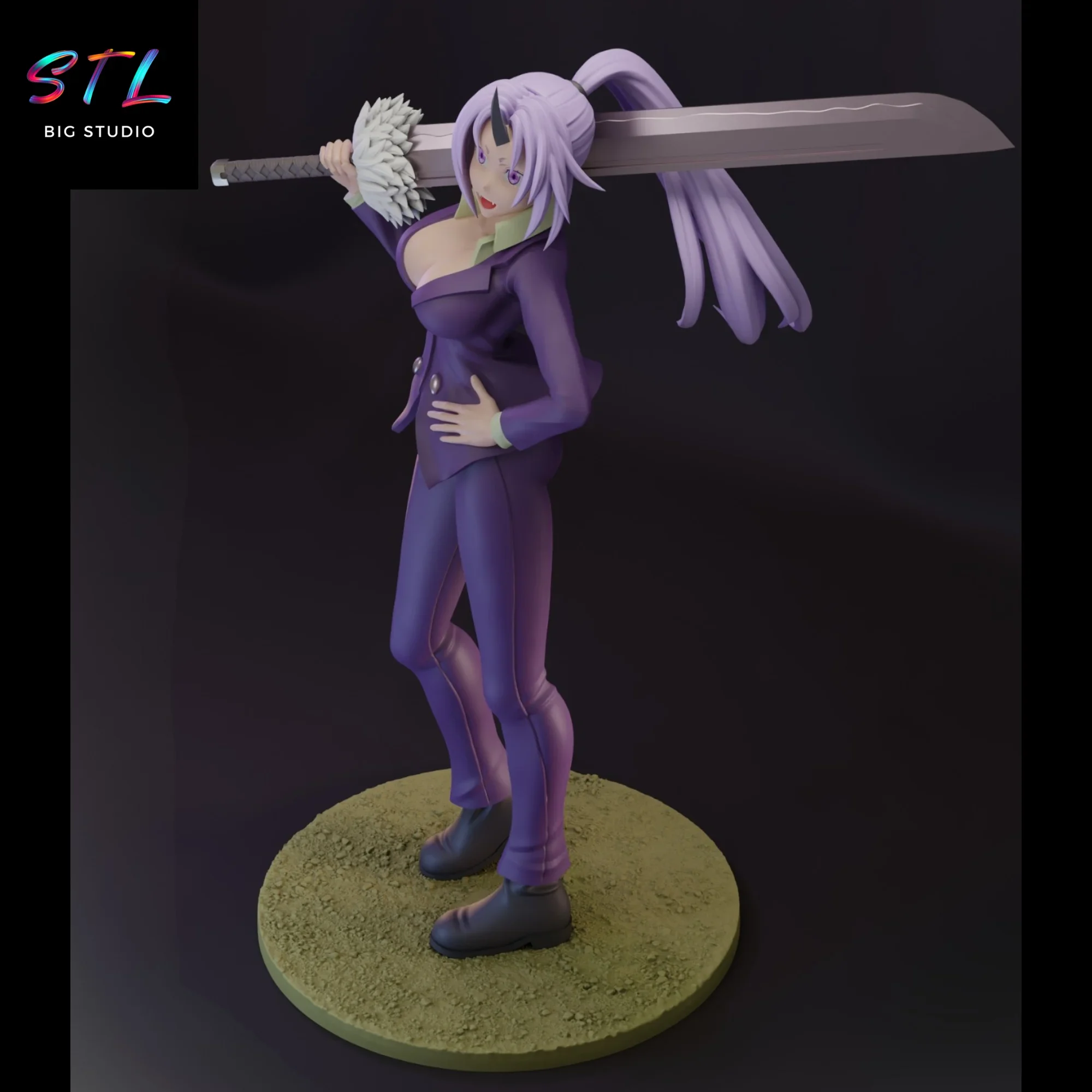 figura shion stl impresion 3d slime datta ken figura shion stl impresion 3d slime datta ken