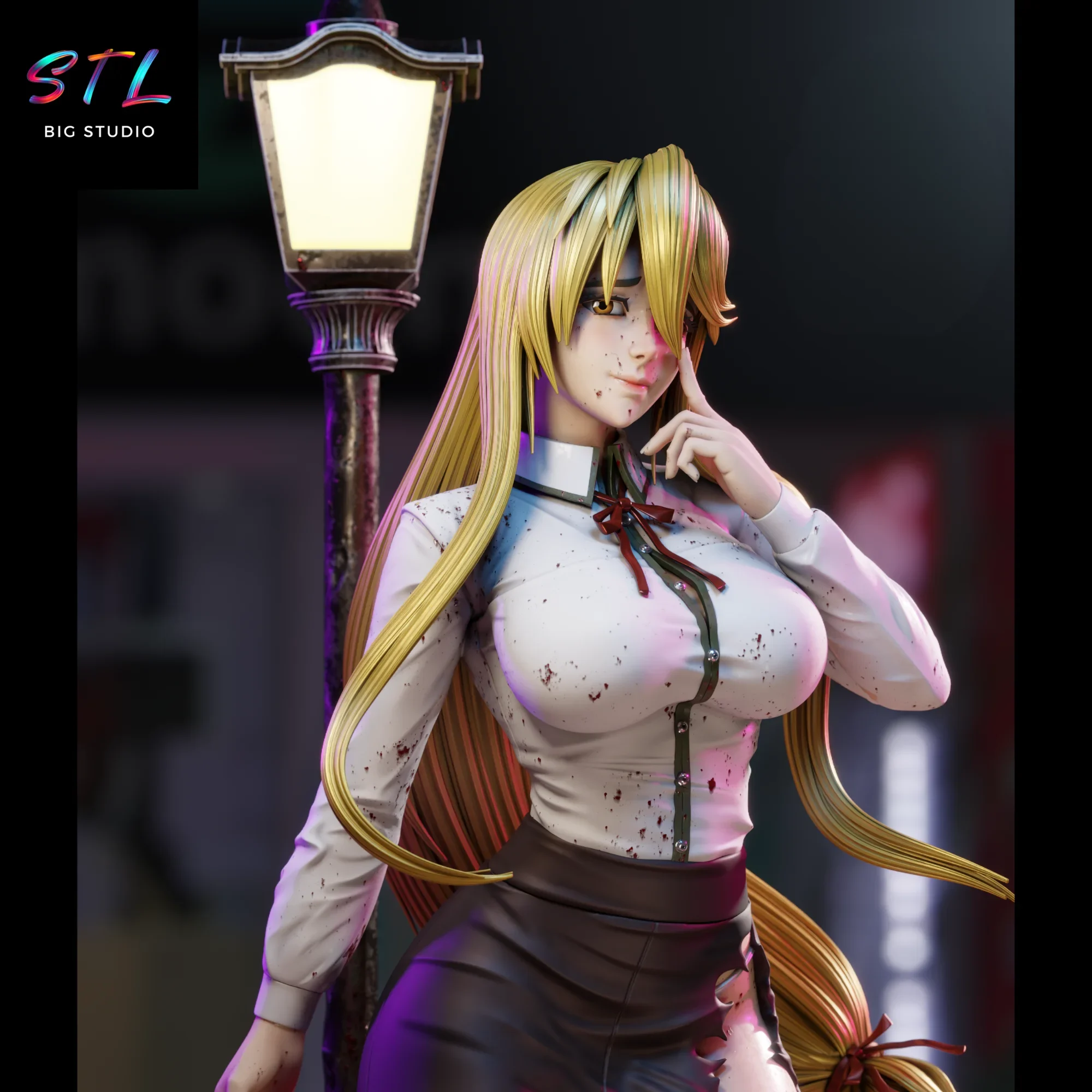 figura shizuka marikawa stl high school dxd impresion 3d figura shizuka marikawa stl high school dxd impresion 3d