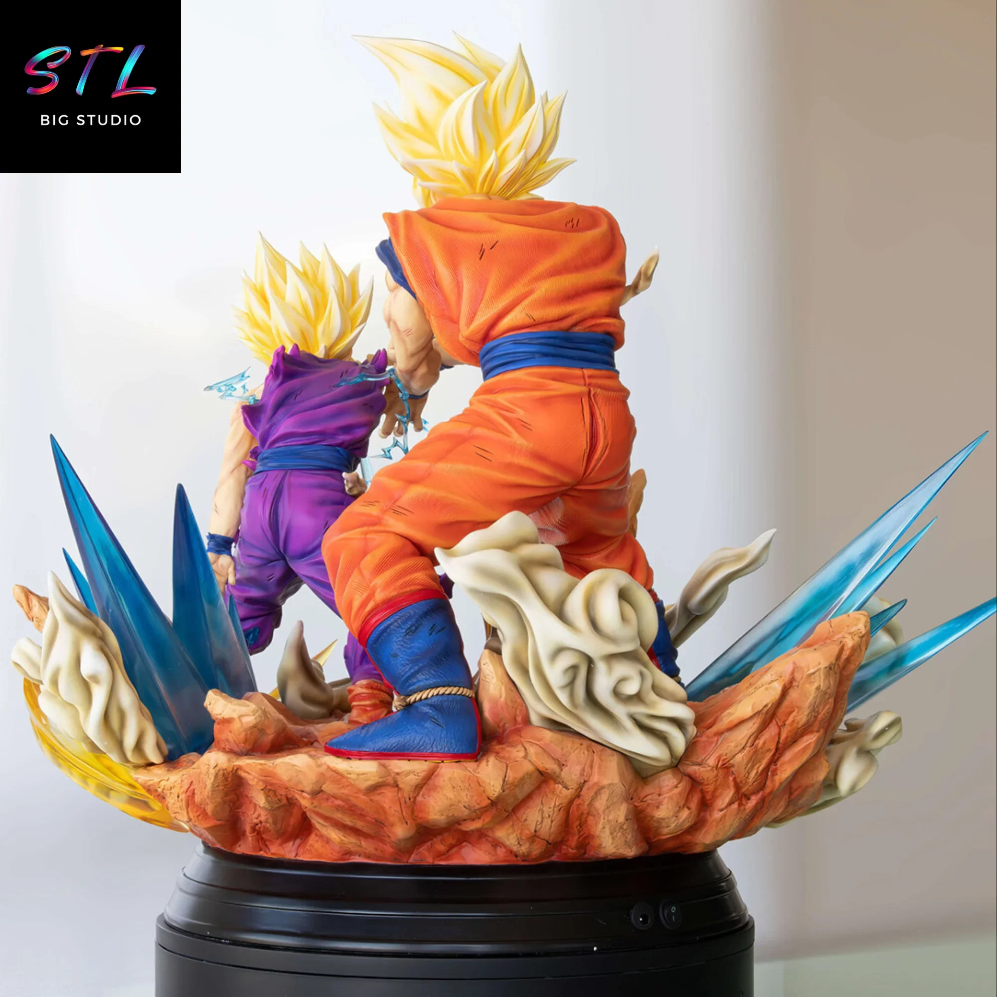 figura son goku y son gohan stl bola de dragon imprimir 3d figura son goku y son gohan stl bola de dragon imprimir 3d