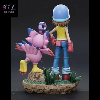 figura sora biyomon stl digimon