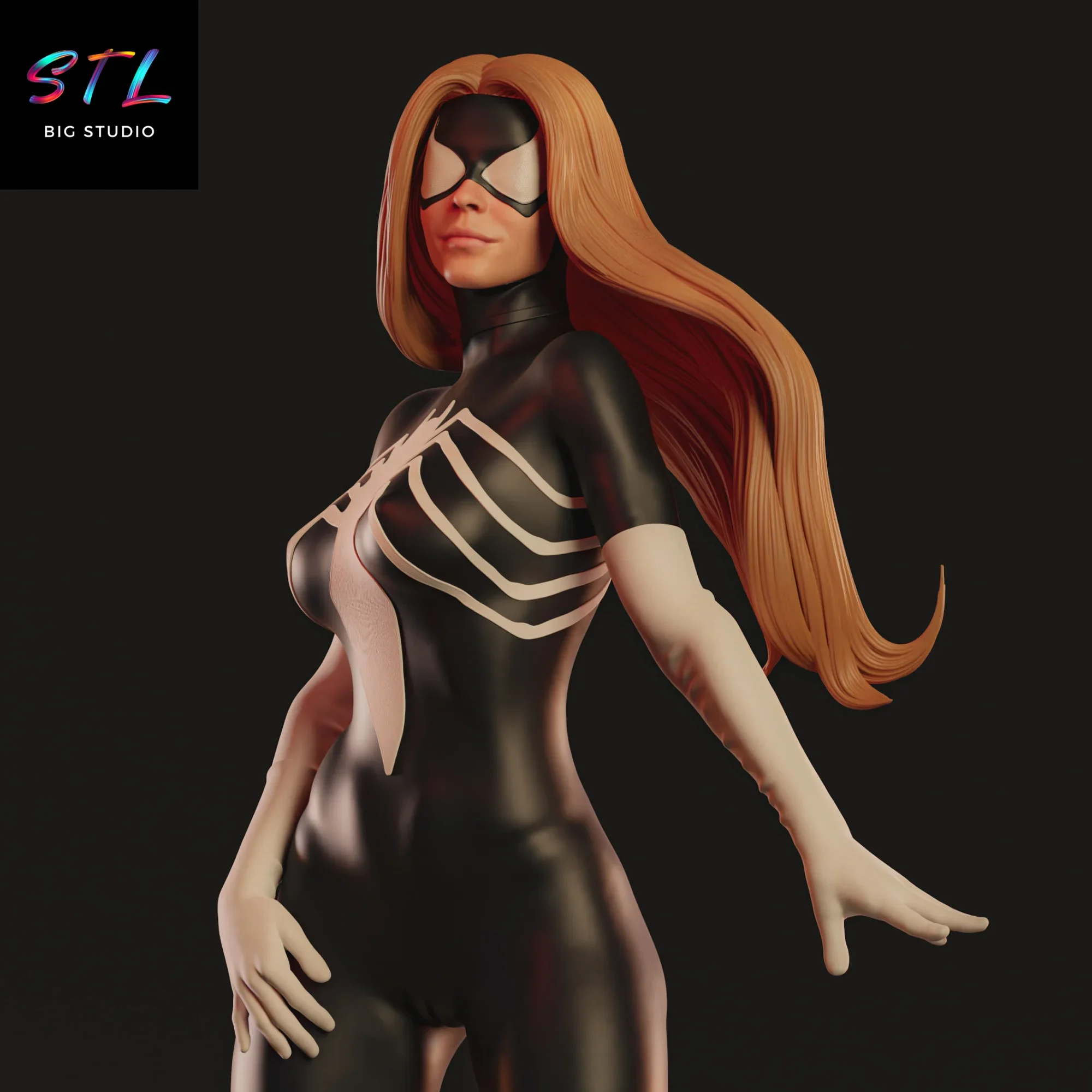 figura spider-woman stl julia carpenter impresion 3d marvel figura spider-woman stl julia carpenter impresion 3d marvel