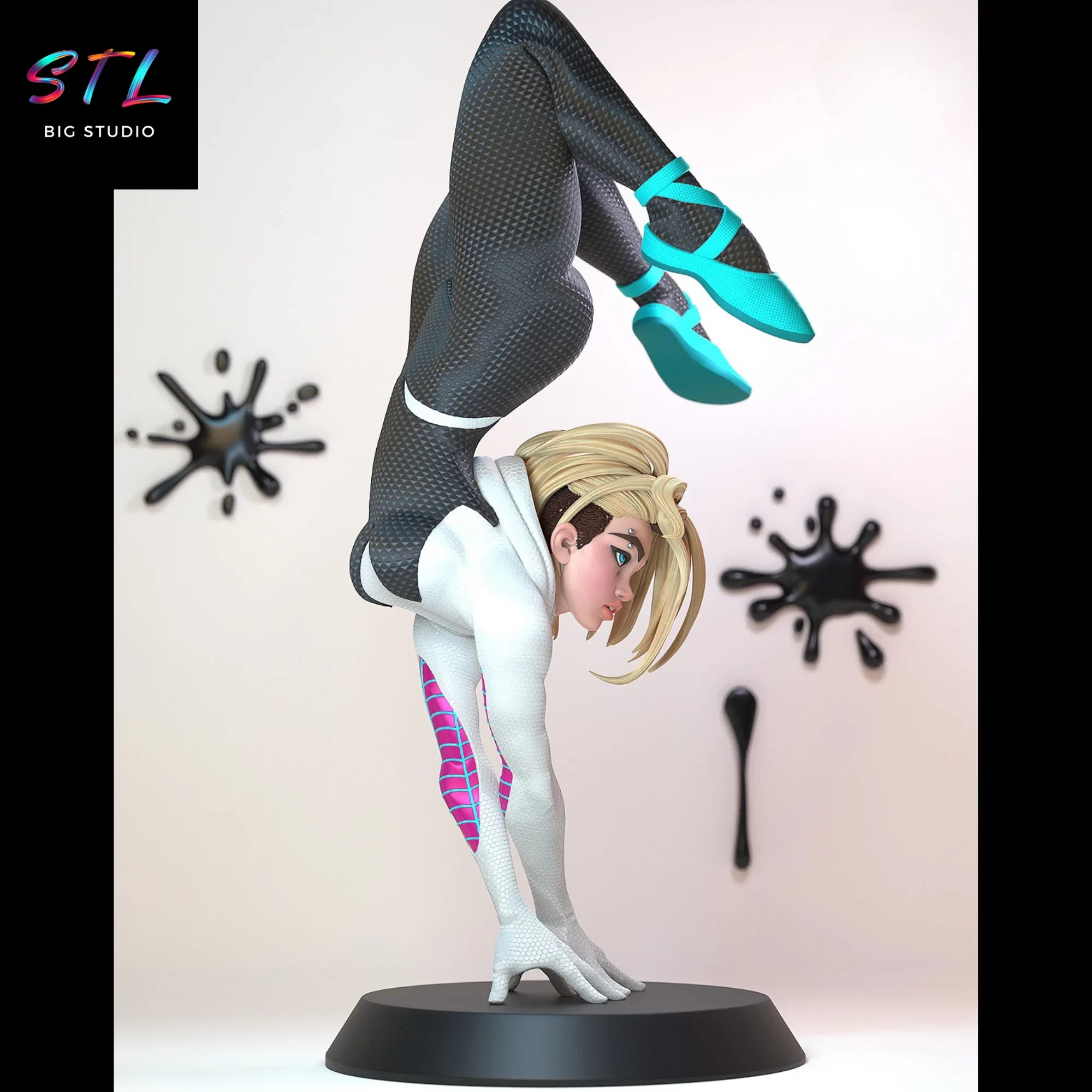 figura spidergwen stl para impresion 3d figura spidergwen stl para impresion 3d