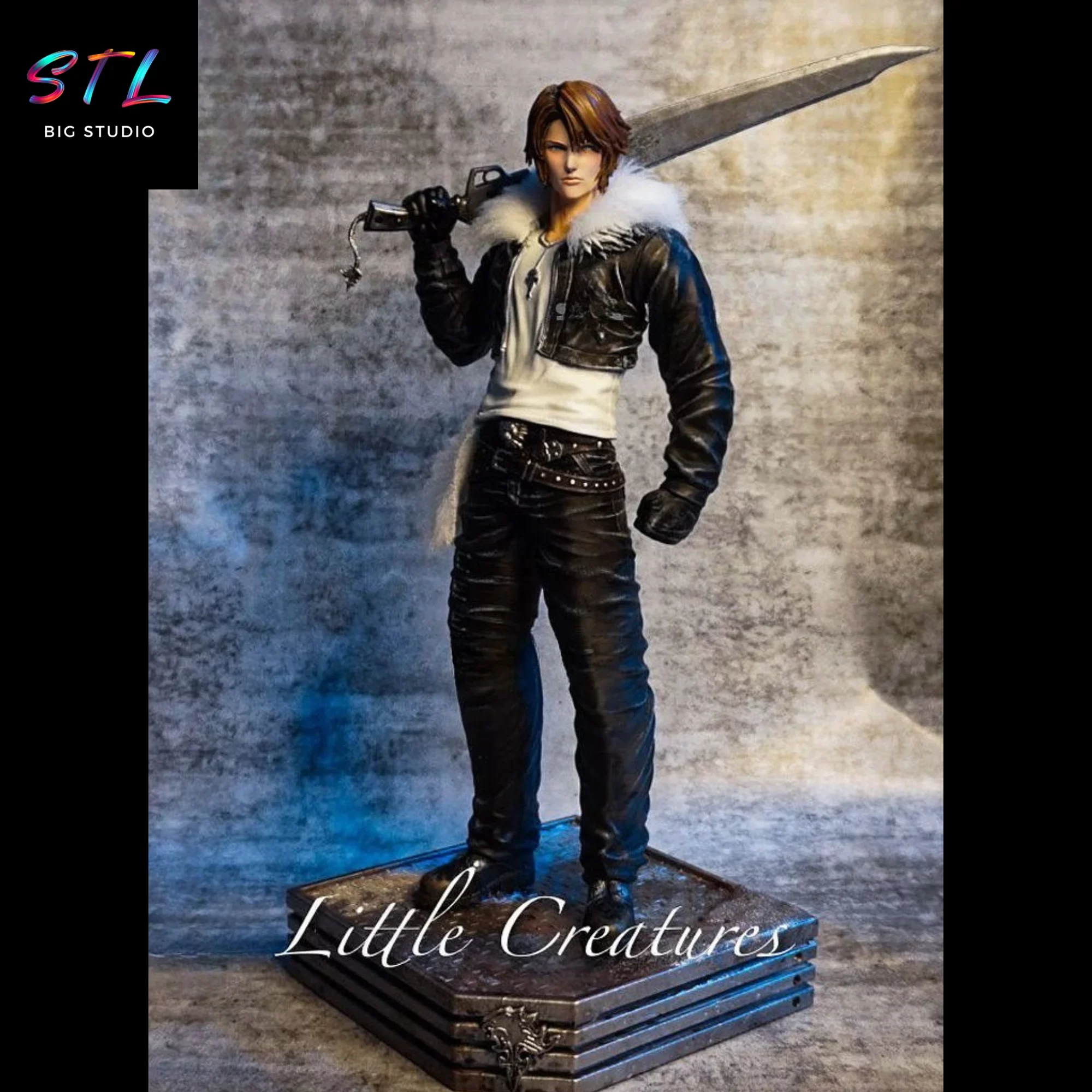 figura squall leonhart stl impresion 3d final fantasy figura squall leonhart stl impresion 3d final fantasy