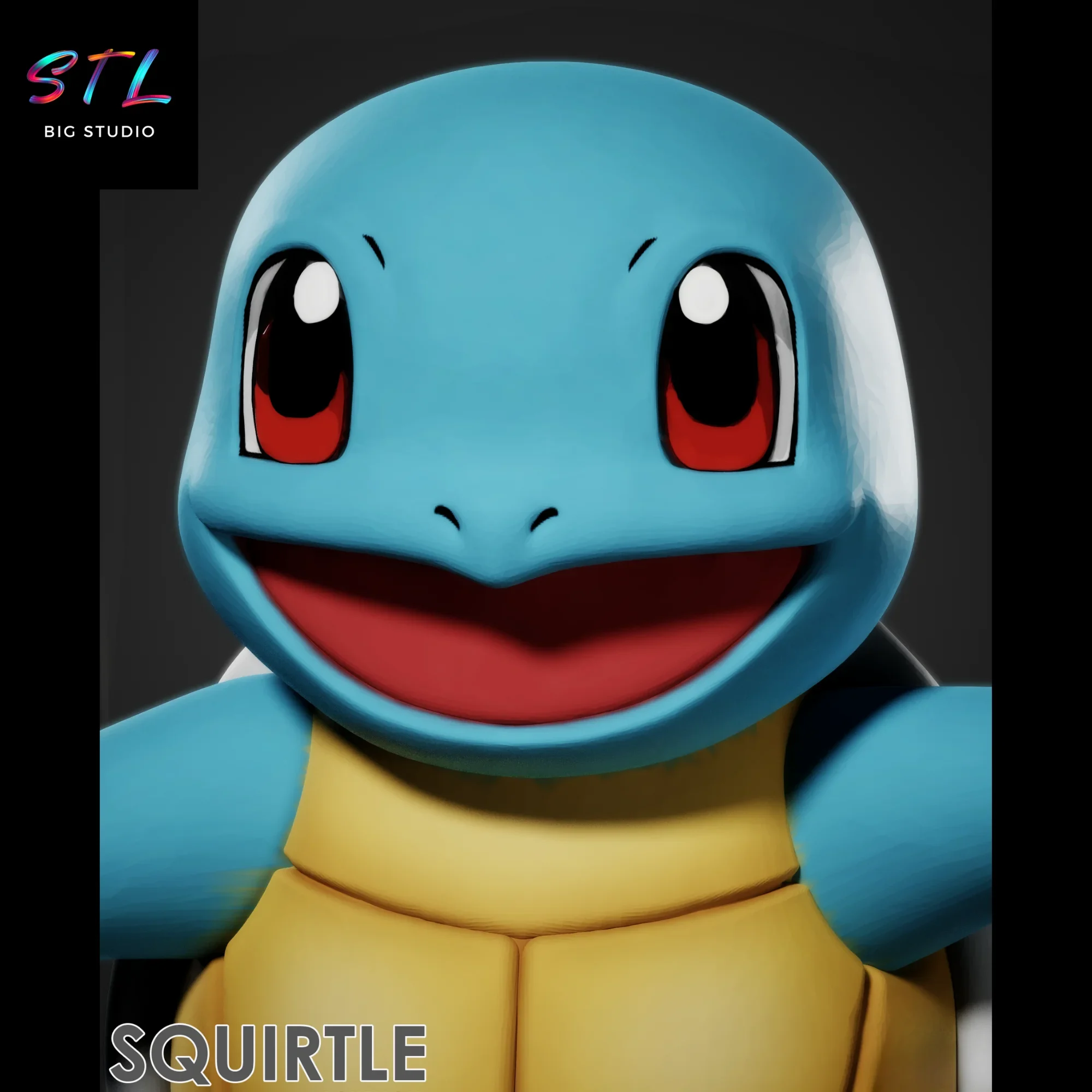 figura squirtle stl impresion 3d pokemon figura squirtle stl impresion 3d pokemon