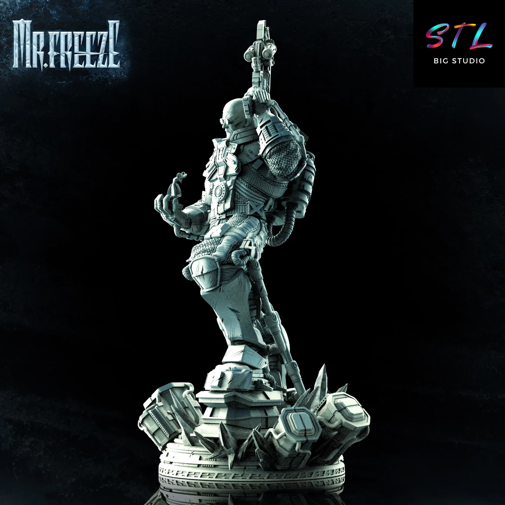 figura sr frio stl para imprimir 3d dc comics figura sr frio stl para imprimir 3d dc comics