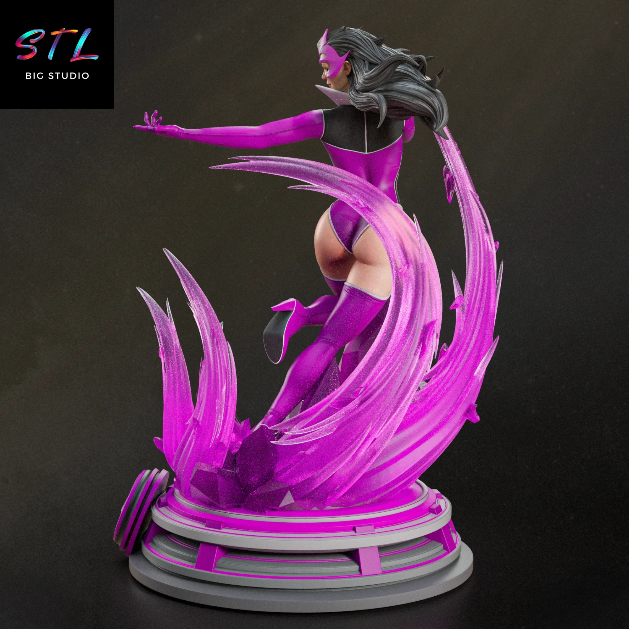 figura star sapphire stl dc diorama impresion 3d figura star sapphire stl dc diorama impresion 3d