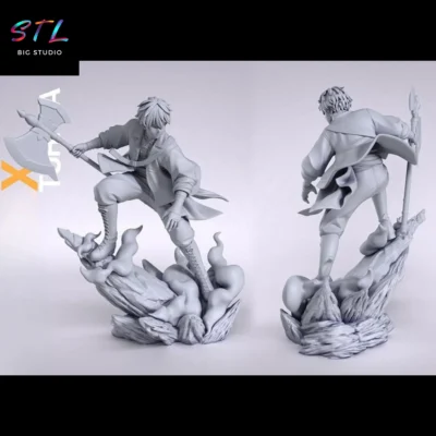 figura stark stl frieren anime impresion 3d