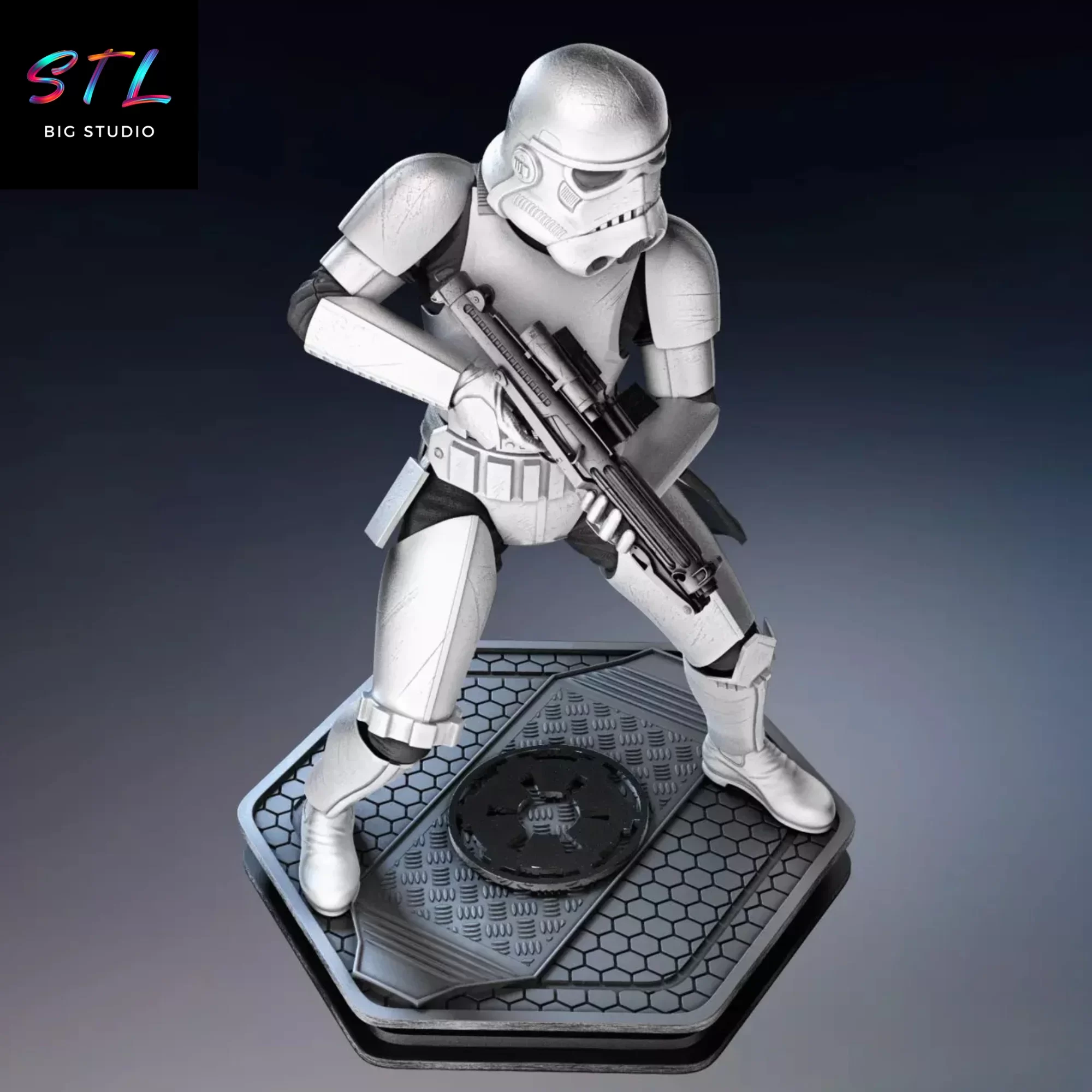 figura stormtrooper stl star wars imprimir en 3D figura stormtrooper stl star wars imprimir en 3D