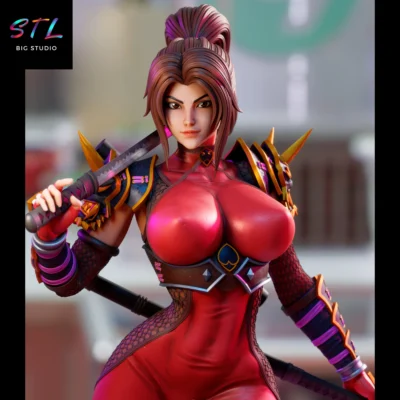 figura taki stl soulcalibur impresion 3d