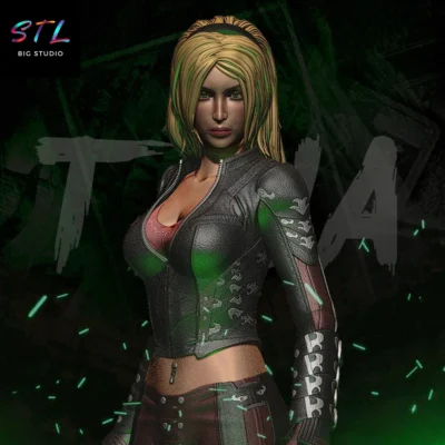 figura talia al ghul stl dc comics impresion 3d