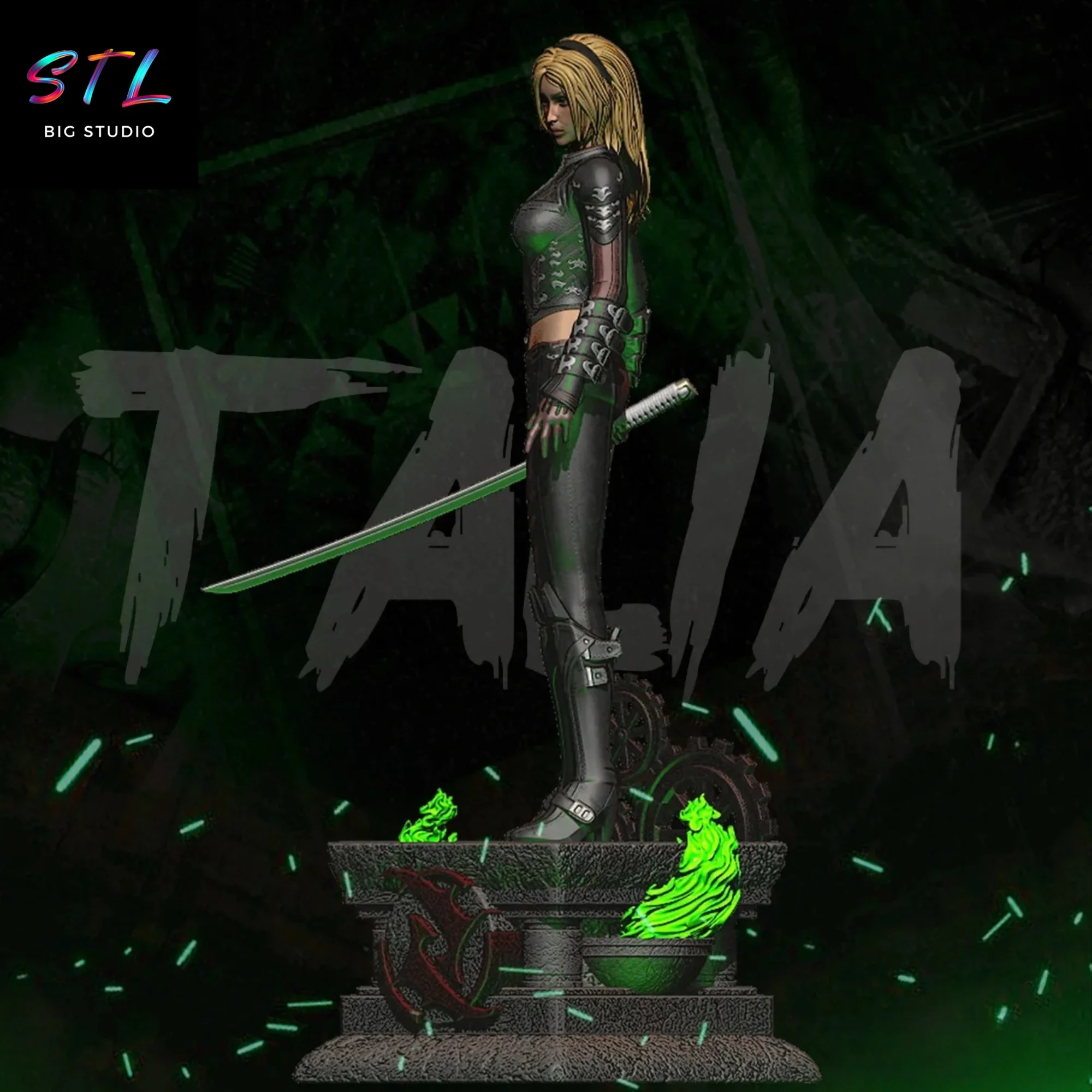 figura talia al ghul stl impresion 3d figura talia al ghul stl impresion 3d