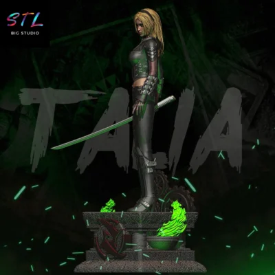 figura talia al ghul stl impresion 3d