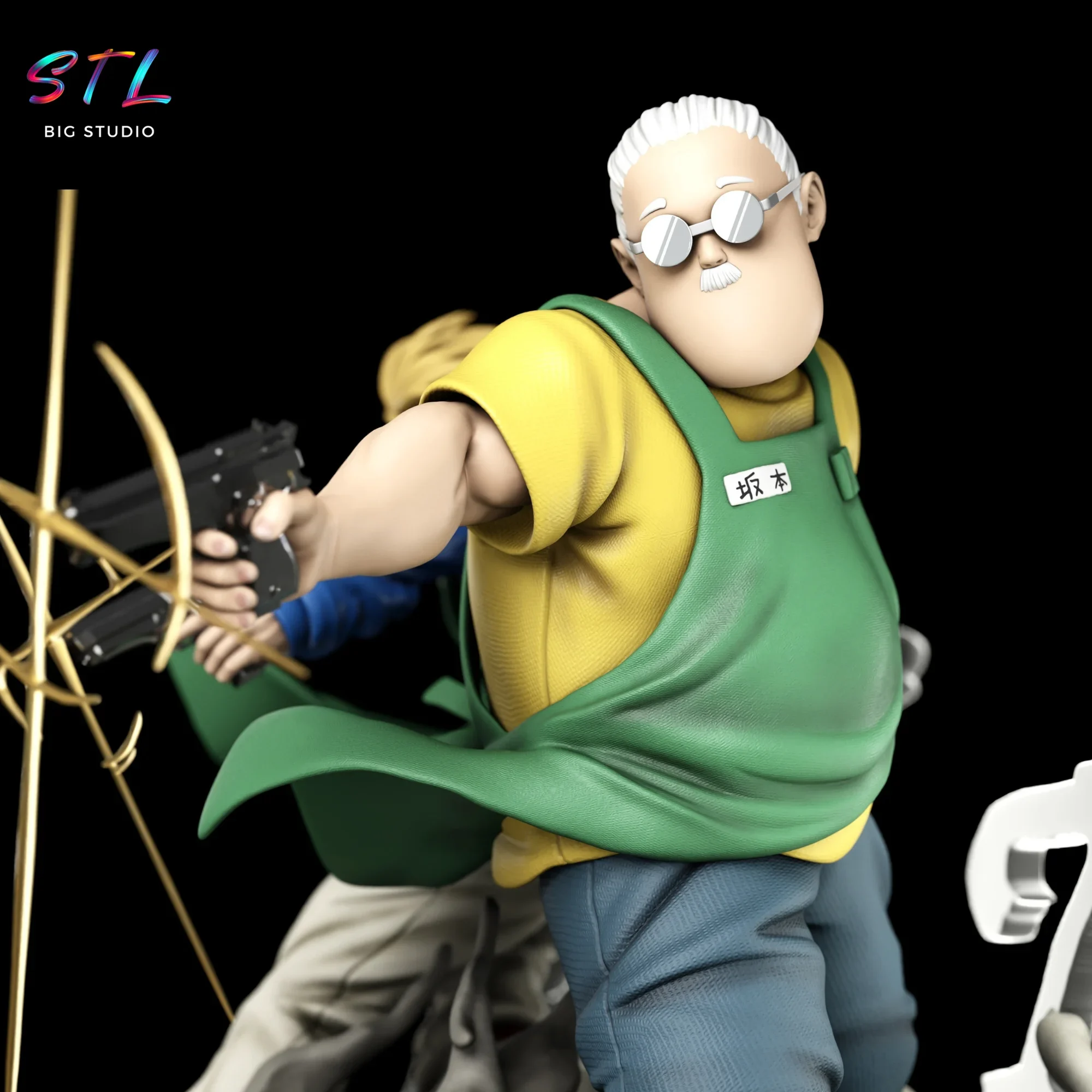 figura taro sakamoto stl sakamoto days impresion 3d figura taro sakamoto stl sakamoto days impresion 3d