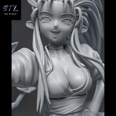 figura tenchi muyo stl impresion 3d ryoko hakubi