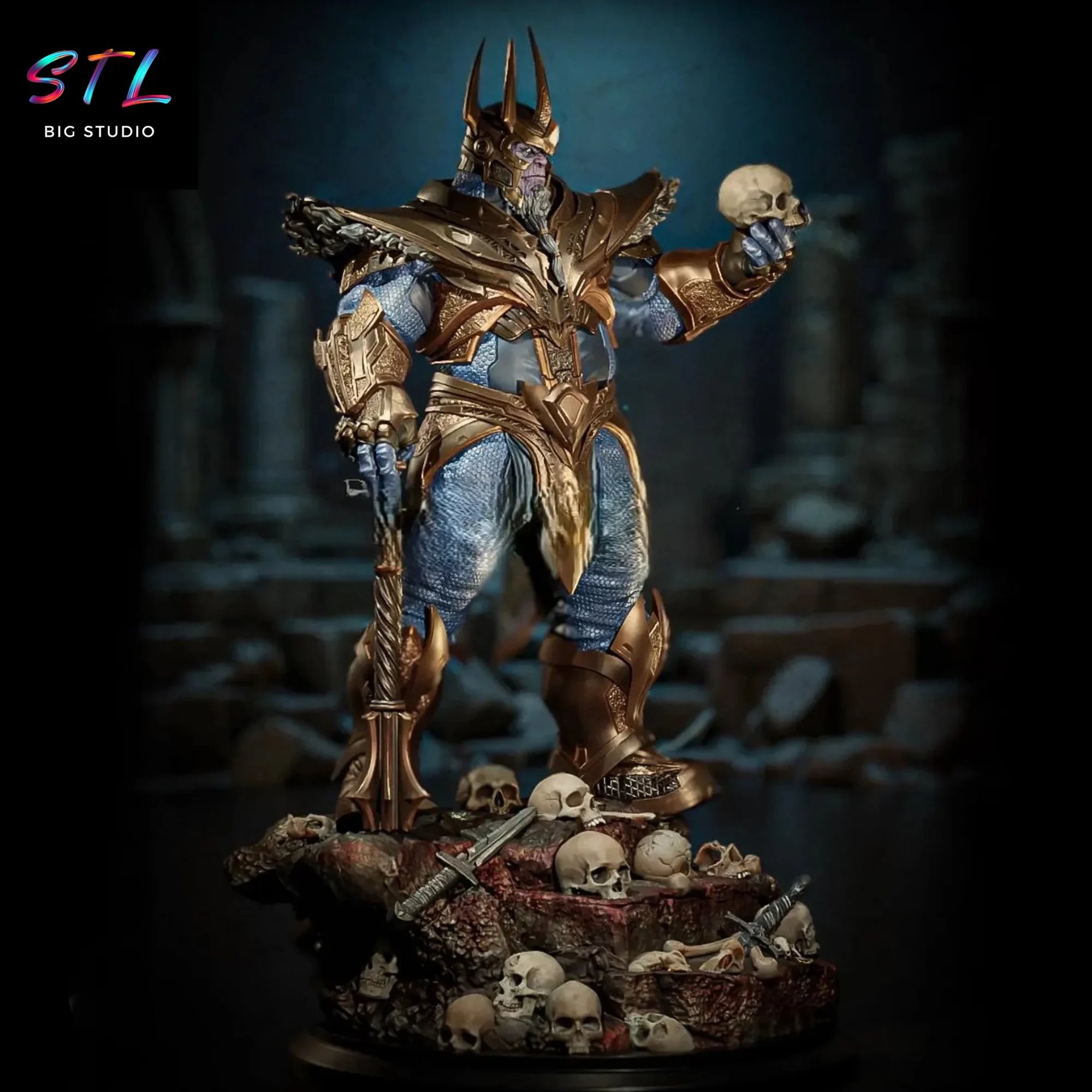 figura thanos stl los vengadores impresion 3d diorama marvel figura thanos stl los vengadores impresion 3d diorama marvel