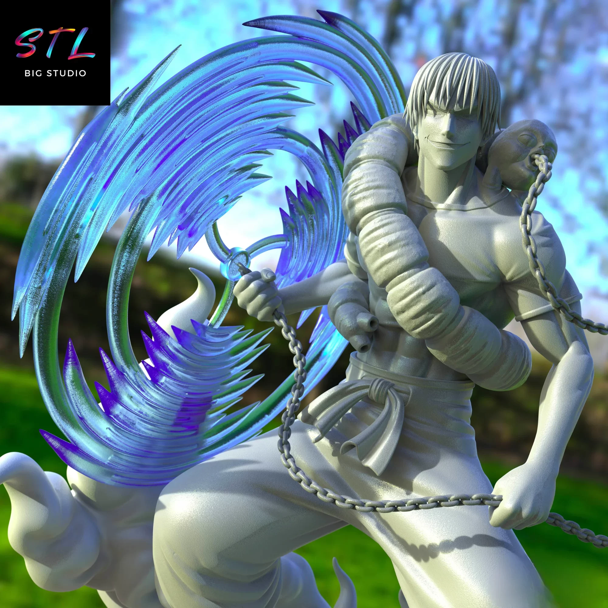 figura toji fushiguro stl jujutsu kaisen impresion 3d figura toji fushiguro stl jujutsu kaisen impresion 3d