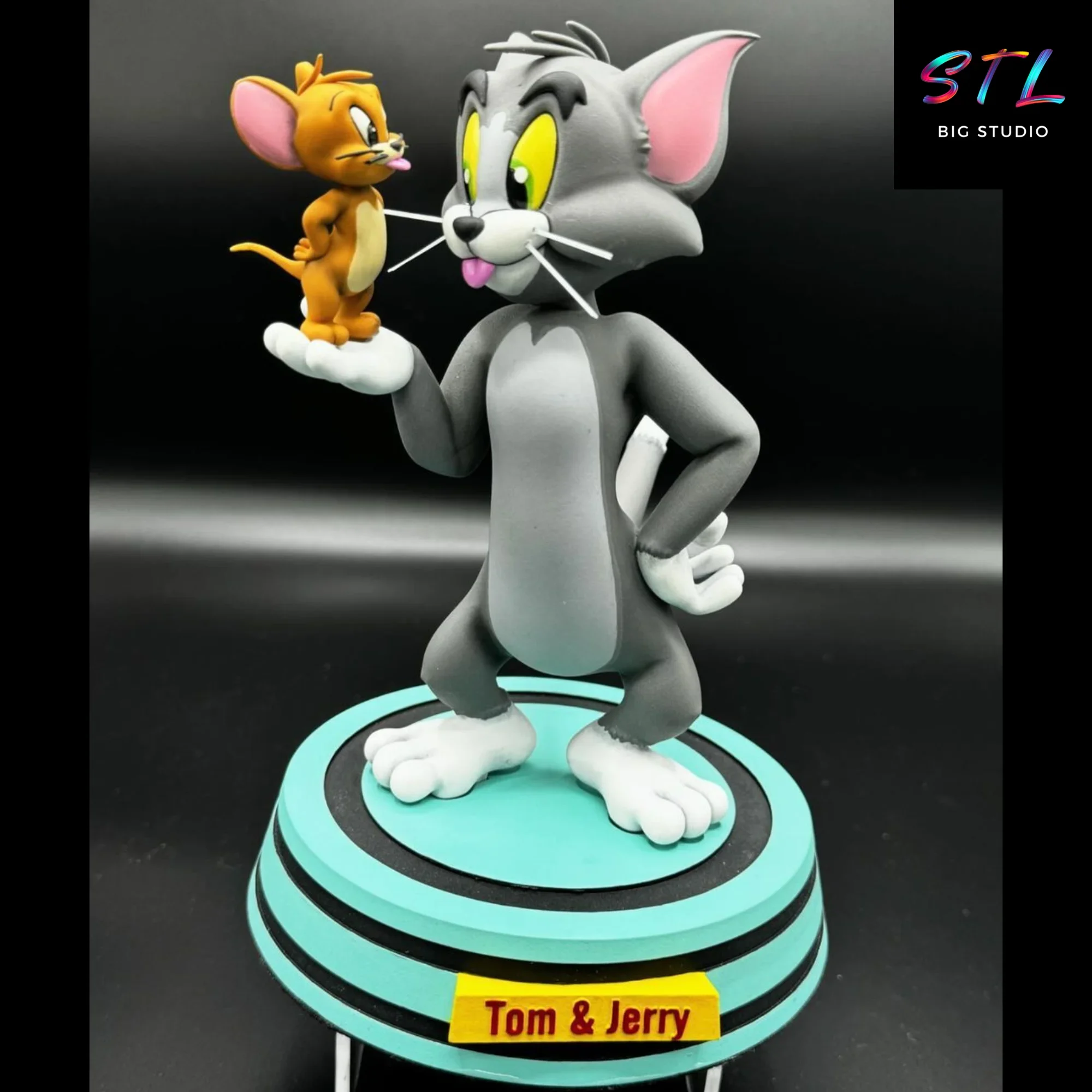 figura tom y jerry stl impresion 3d figura tom y jerry stl impresion 3d