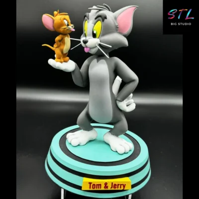 figura tom y jerry stl impresion 3d