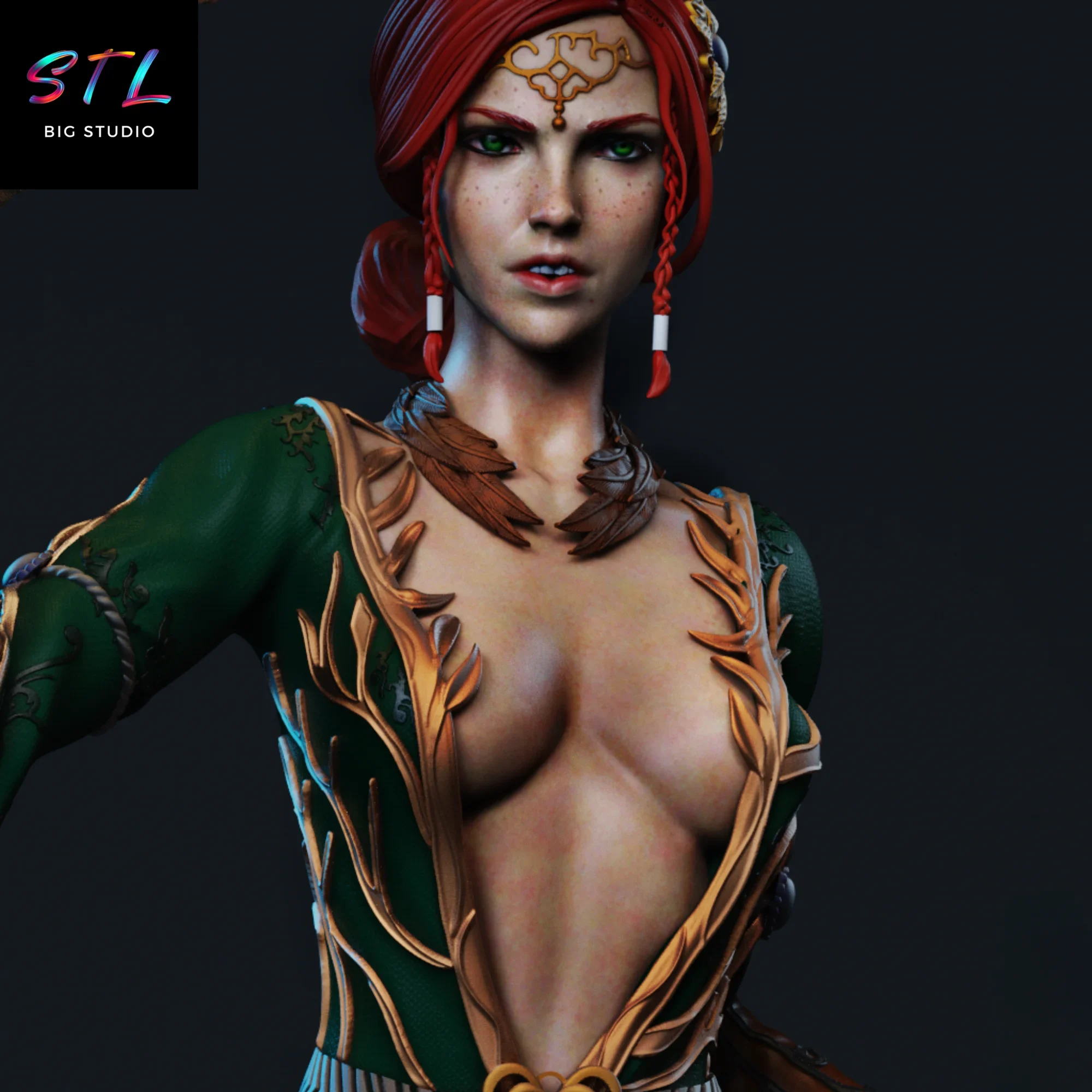 figura triss merigold stl the witcher para impresion 3d figura triss merigold stl the witcher para impresion 3d
