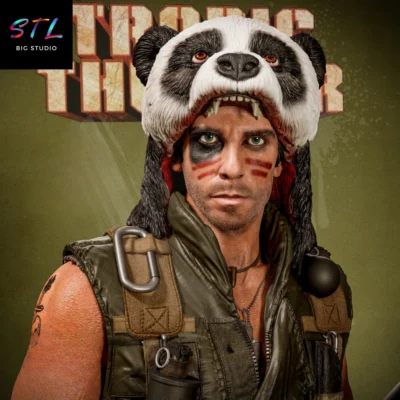 figura tugg speedman stl impresion 3d tropic thunder