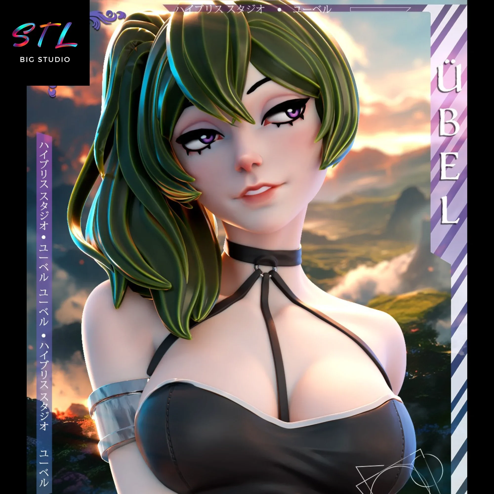 figura ubel stl frieren anime impresion 3d figura ubel stl frieren anime impresion 3d