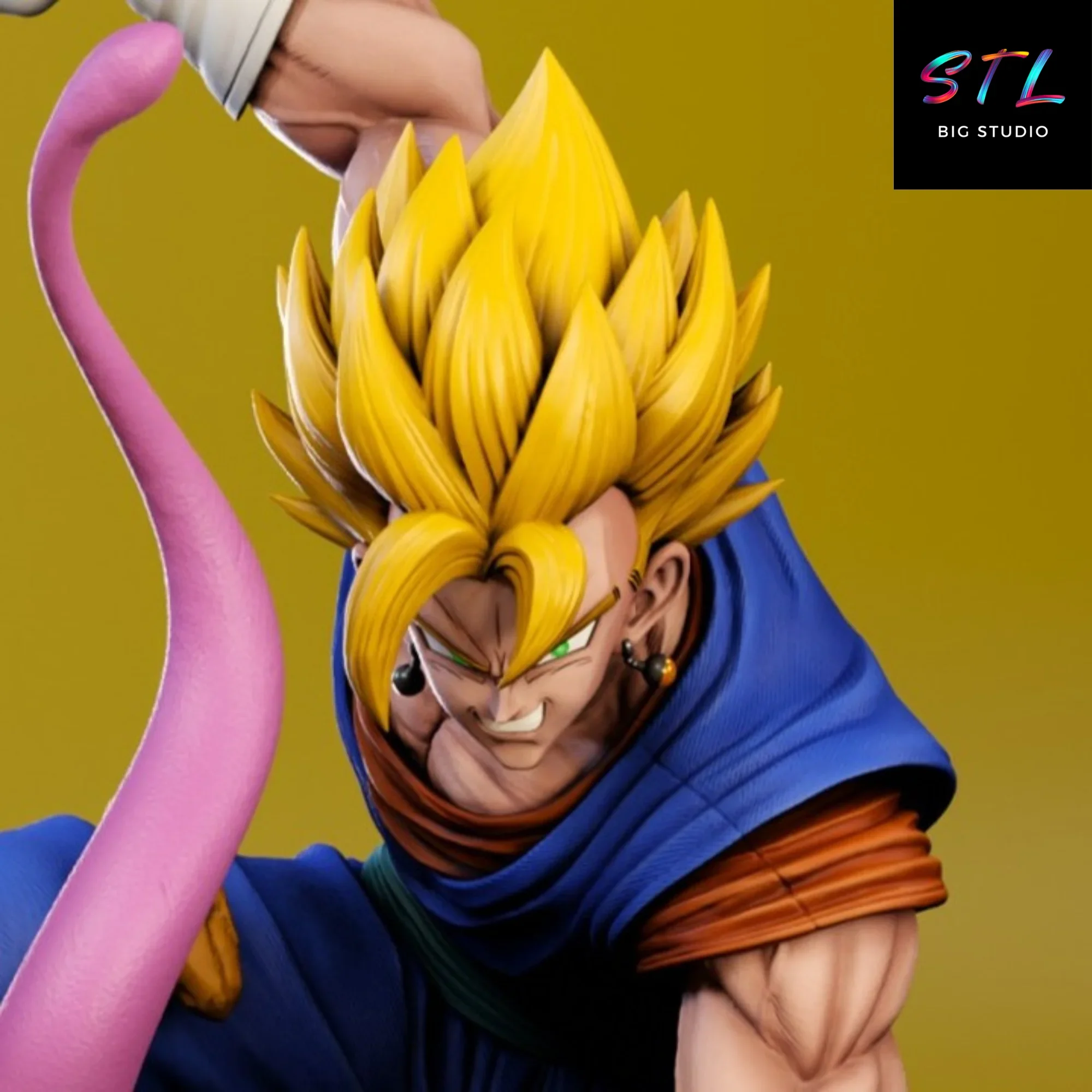 figura vegito vs buu stl bola de dragon impresion 3d figura vegito vs buu stl bola de dragon impresion 3d