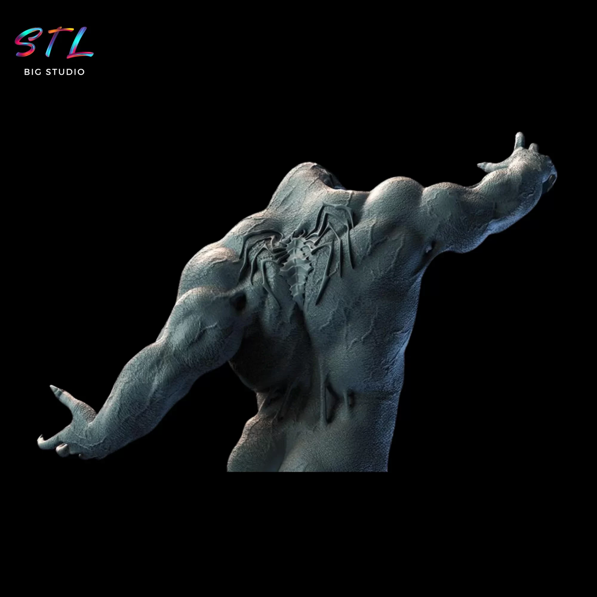 figura venom estatua 3d stl figura venom estatua 3d stl