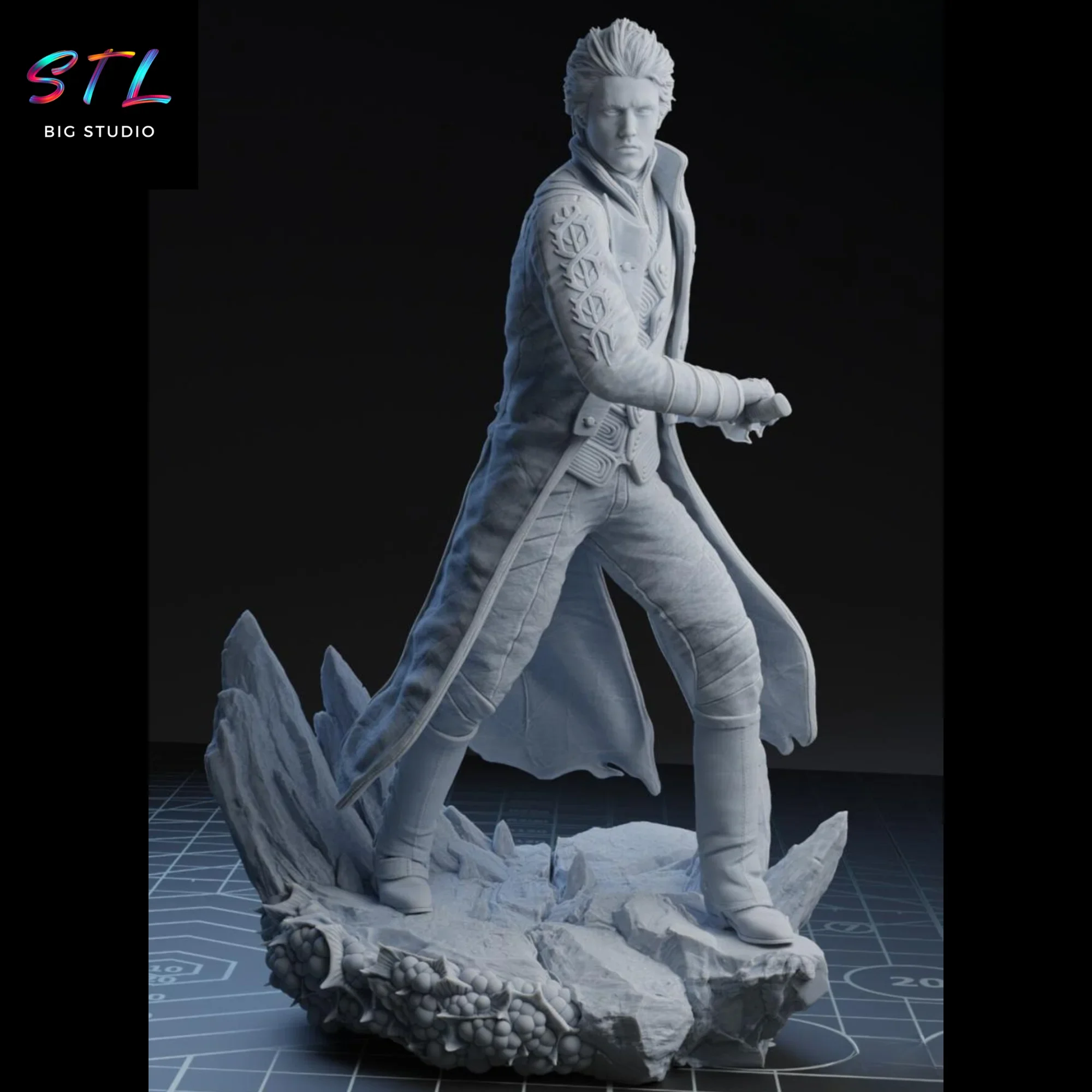 figura vergil stl impresion 3d diorama devil may cry figura vergil stl impresion 3d diorama devil may cry