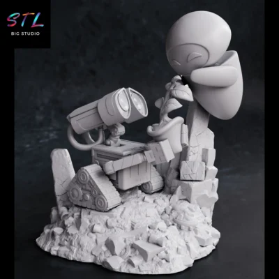 figura wall-e stl peliculas de animacion para imprimir en 3d