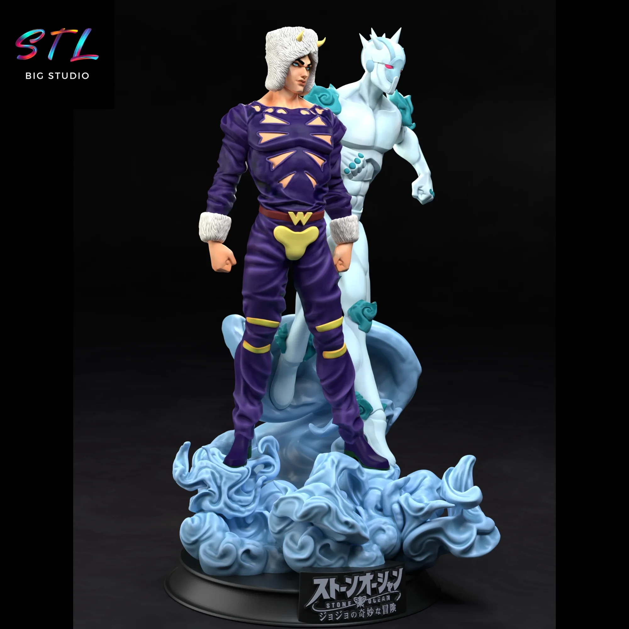 figura weather report stl jojos bizarre adventure impresion 3d figura weather report stl jojos bizarre adventure impresion 3d