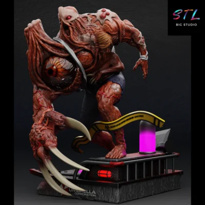 figura william birkin stl mutacion resident evil impresion 3d